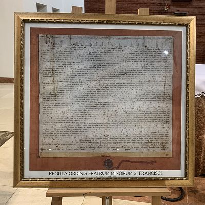 Nabożeństwo Jubileuszowe 800-lecia Reguły Franciszkańskiej grafika
